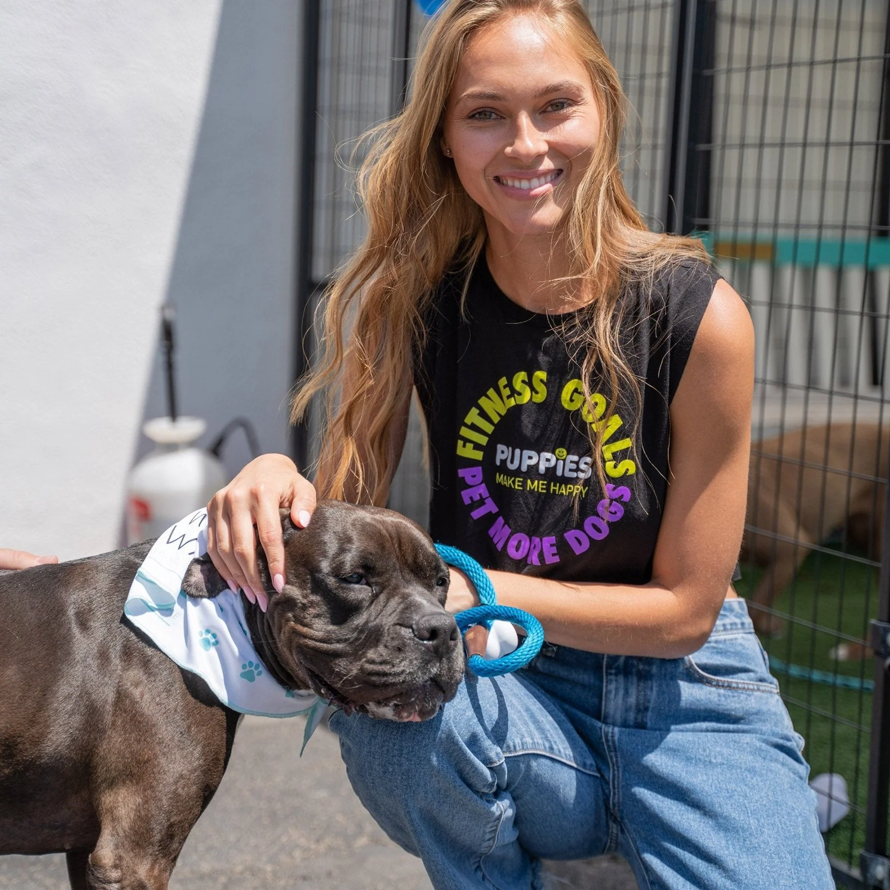 Puppy Fitness Goals | Crop Top - Image 3