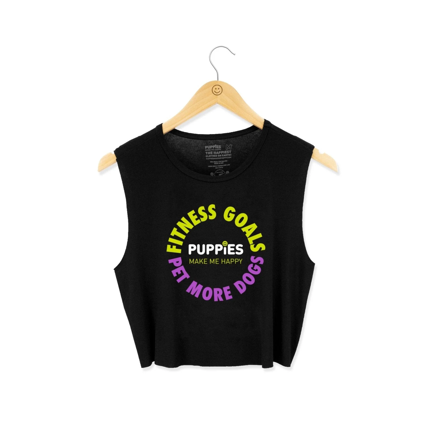 Puppy Fitness Goals | Crop Top - Image 4