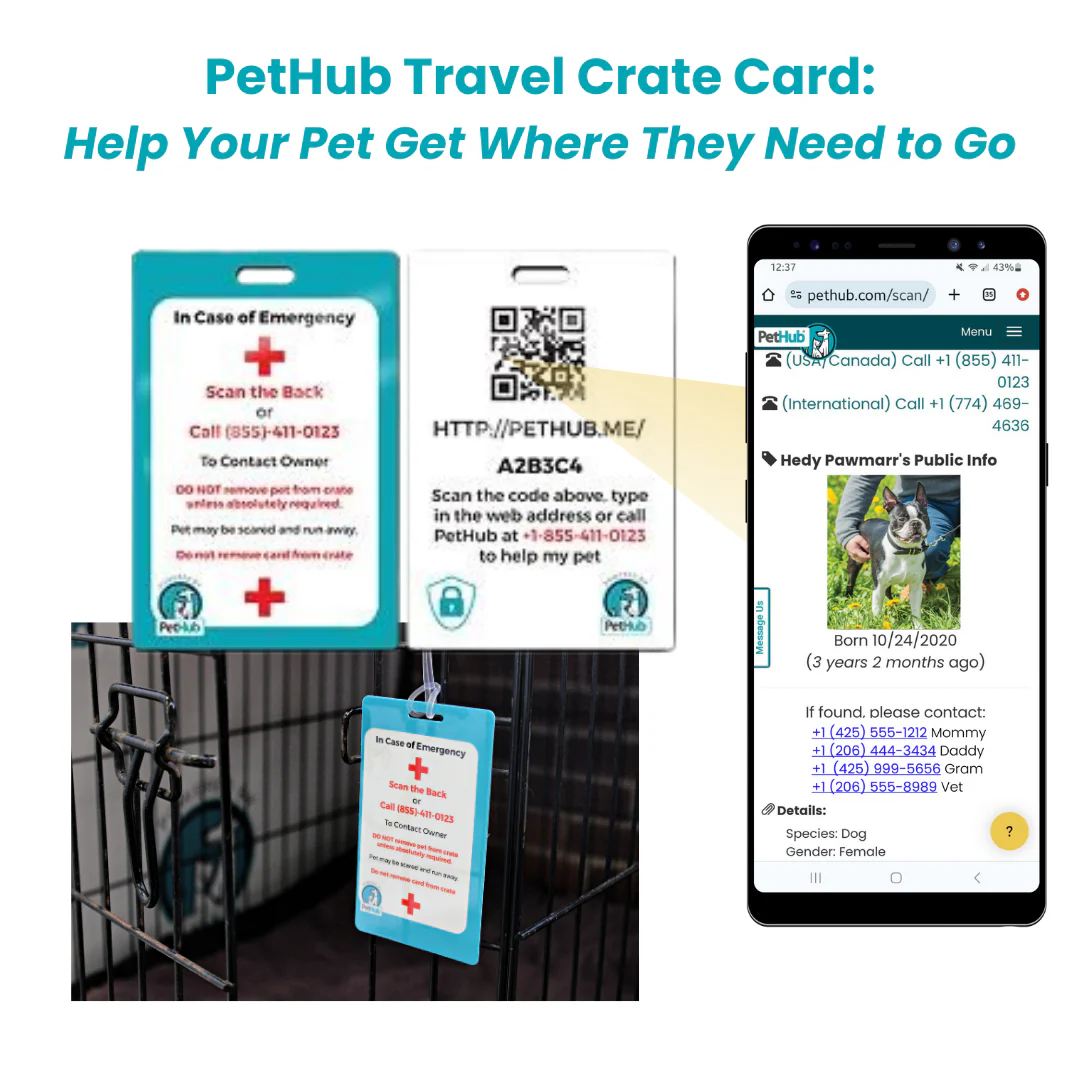 QR Pet Identification: Travel Crate Card - Image 5