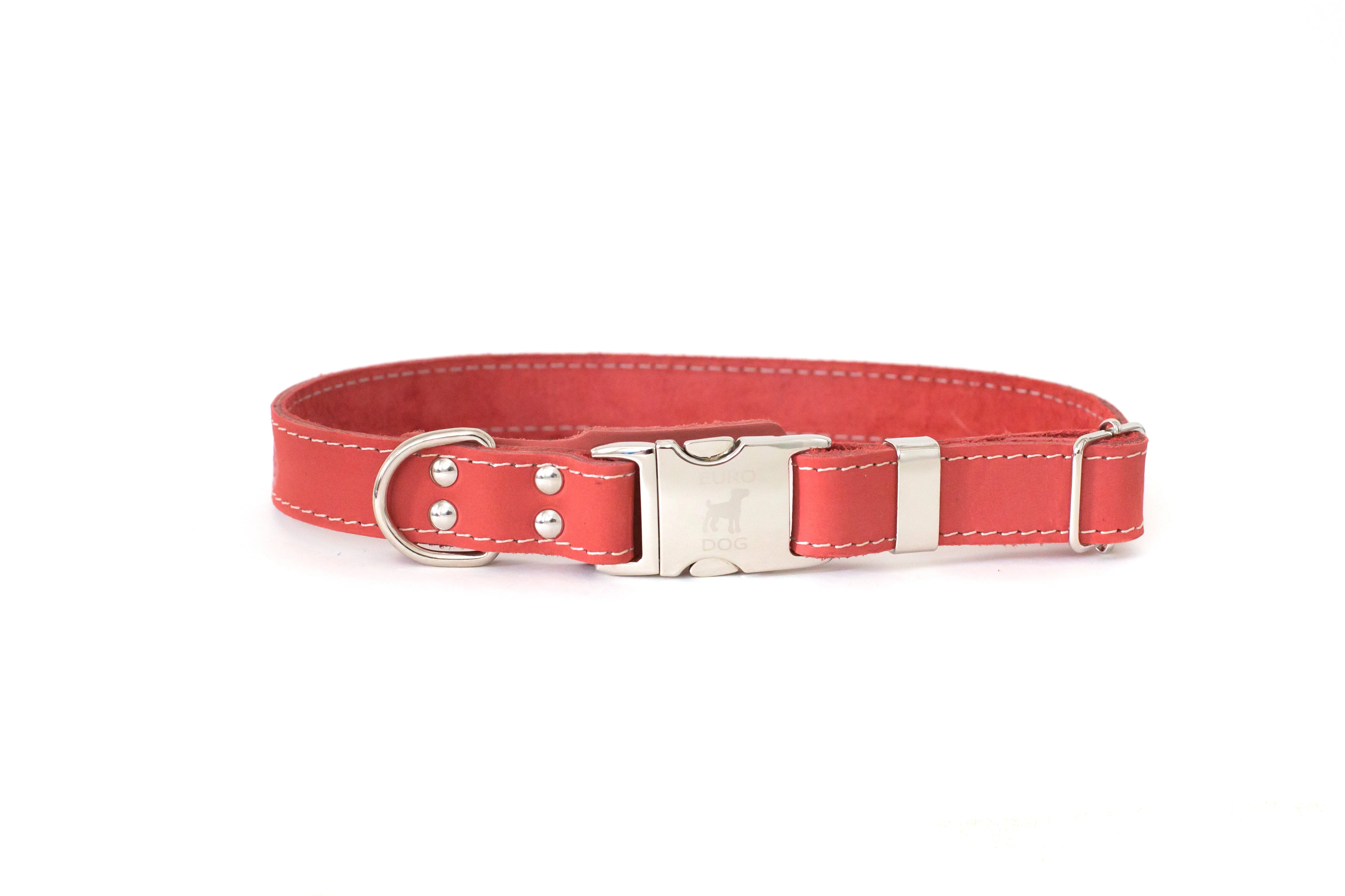 Quick-Release Style Leather Collar and Leash Set - Image 4