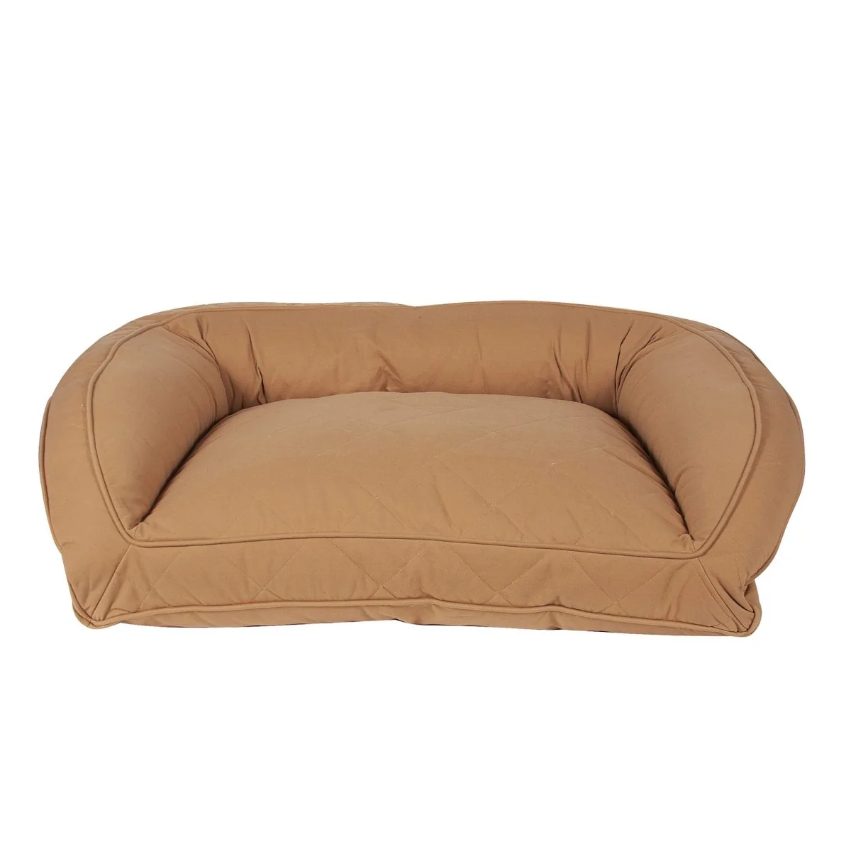 Quilted Microfiber Bolster Dog Bed - Image 10