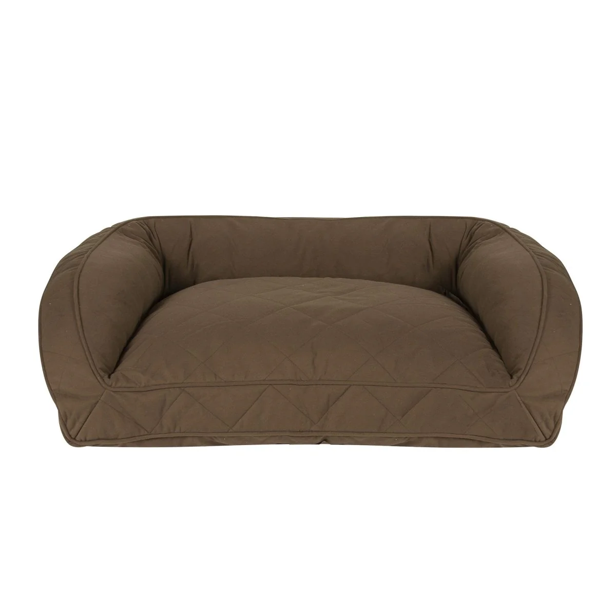 Quilted Microfiber Bolster Dog Bed - Image 11