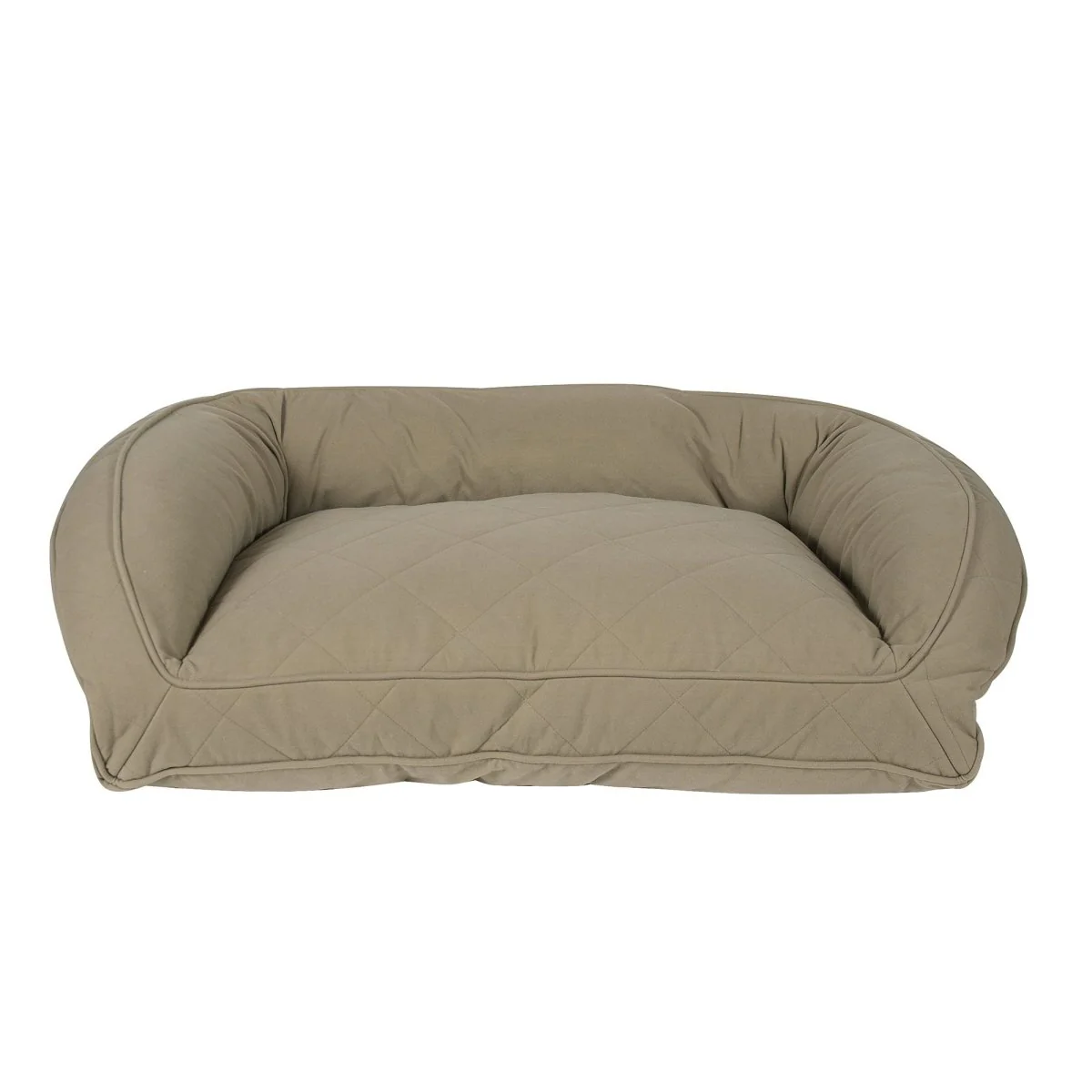 Quilted Microfiber Bolster Dog Bed - Image 12