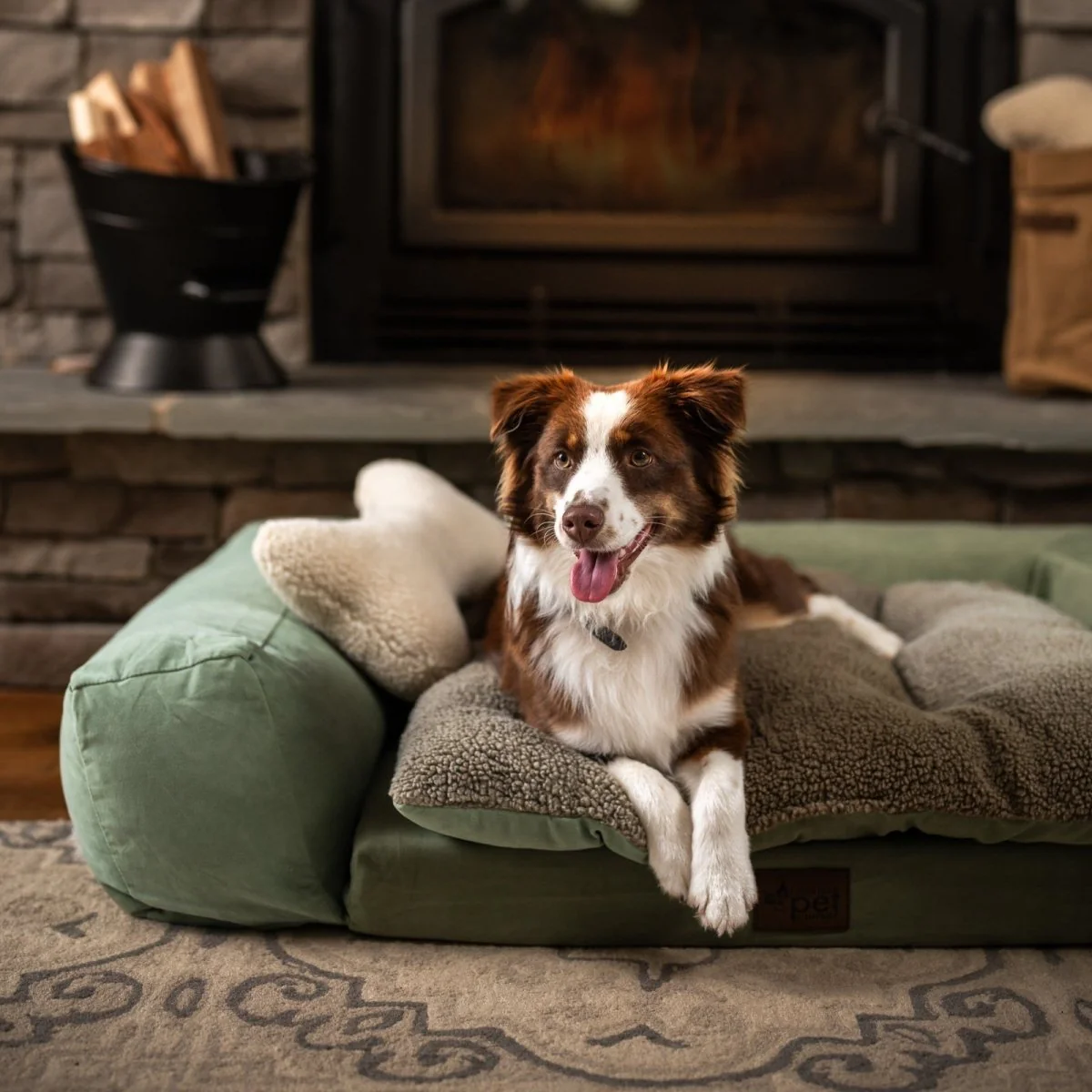 Rectangle Orthopedic Foam Pet Couch - Image 2