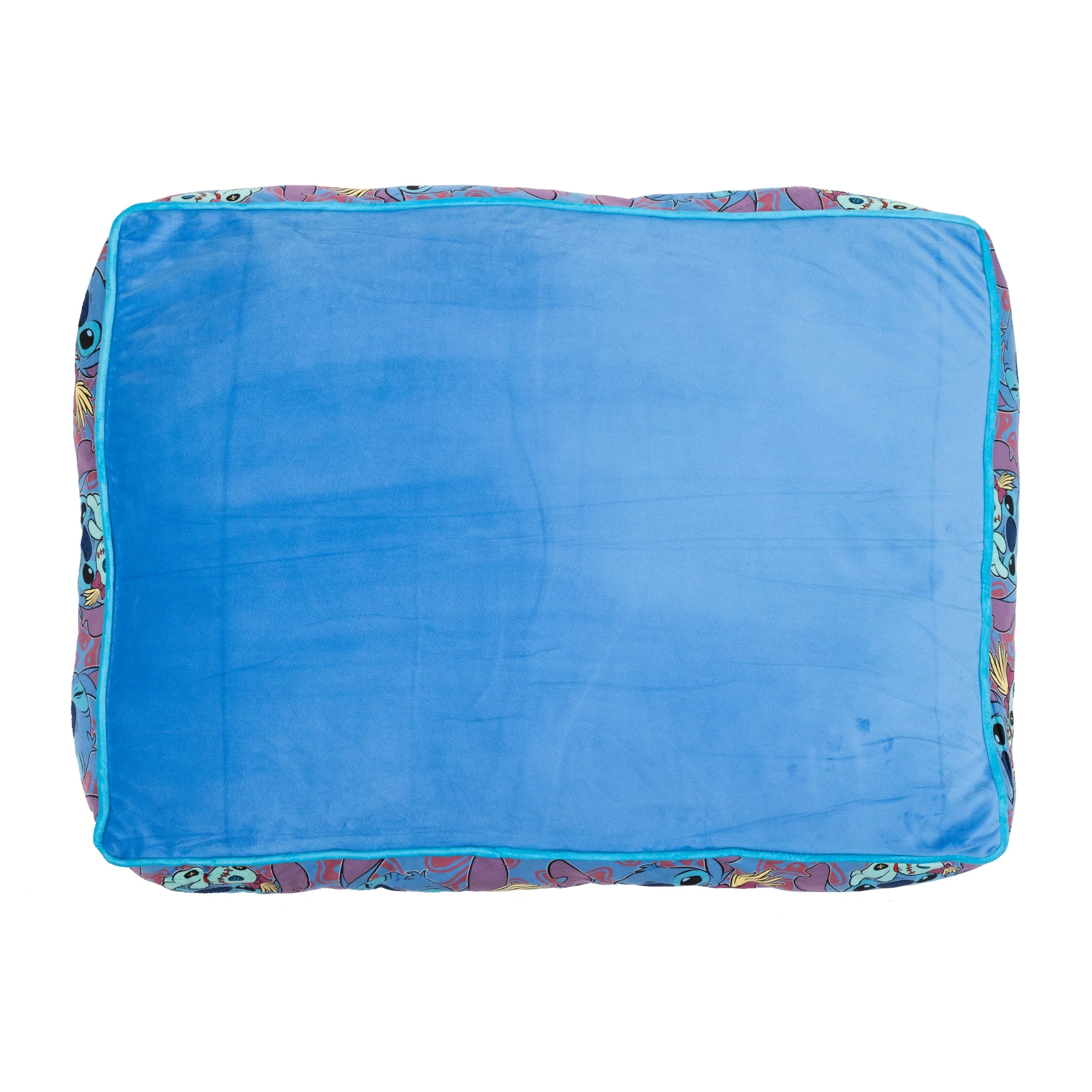 Rectangle Pet Bed - Stitch and Scrump Poses Blue - Image 3