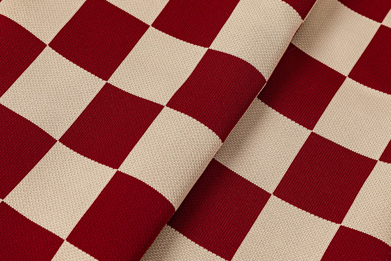Red Checker | Dog Bed with Cover - Image 3