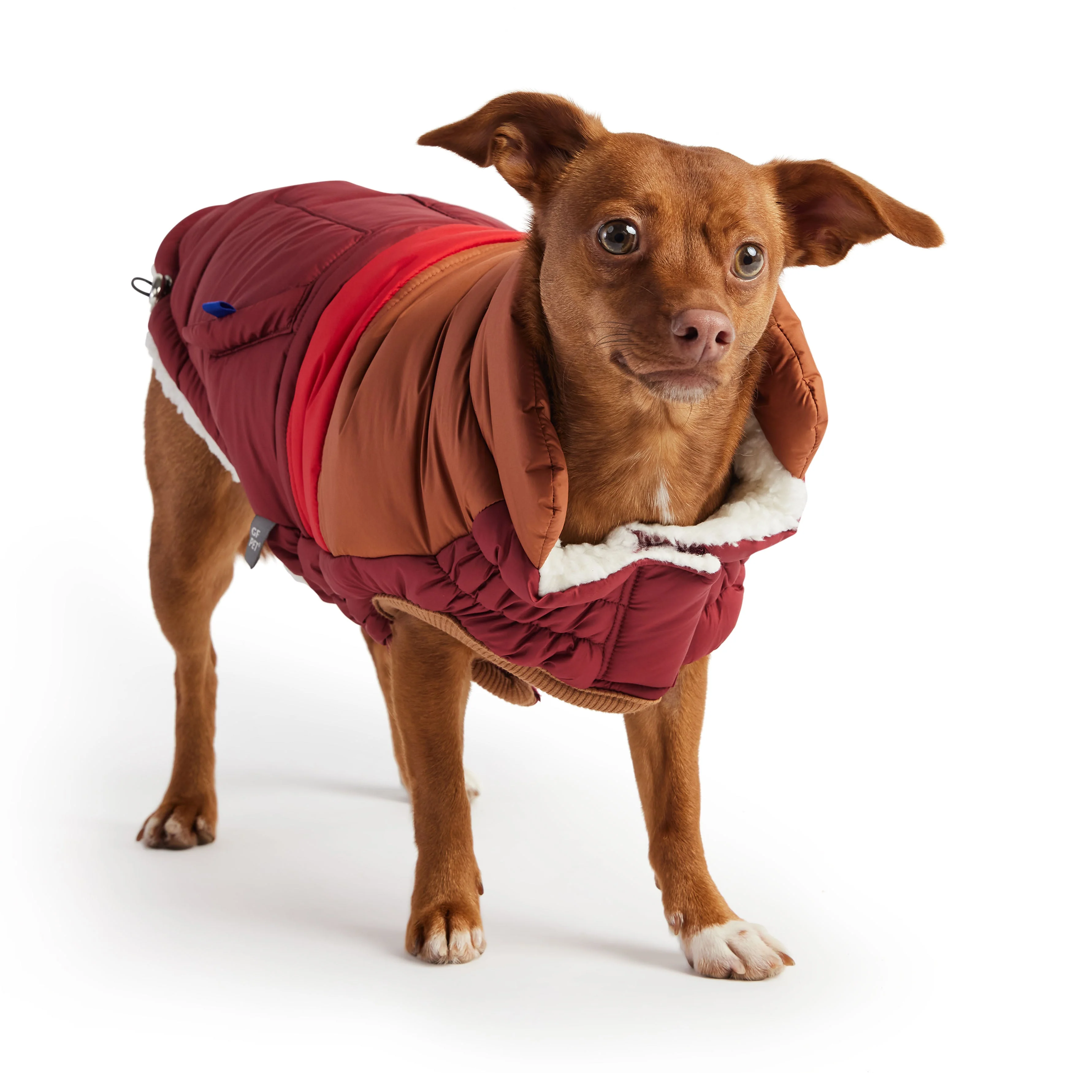 Retro Puffer - Dark Red - Image 2