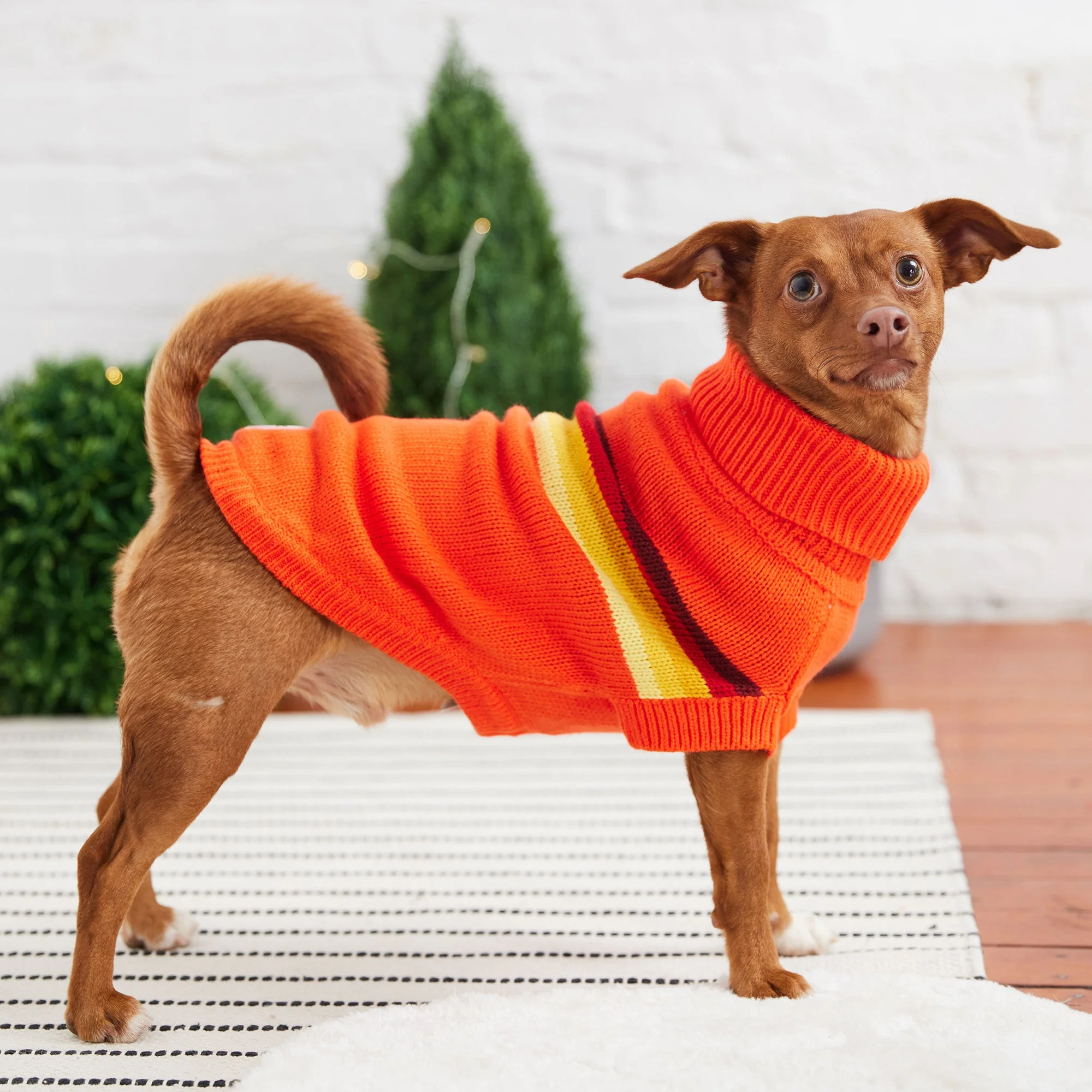 Retro Sweater - Orange - Image 4