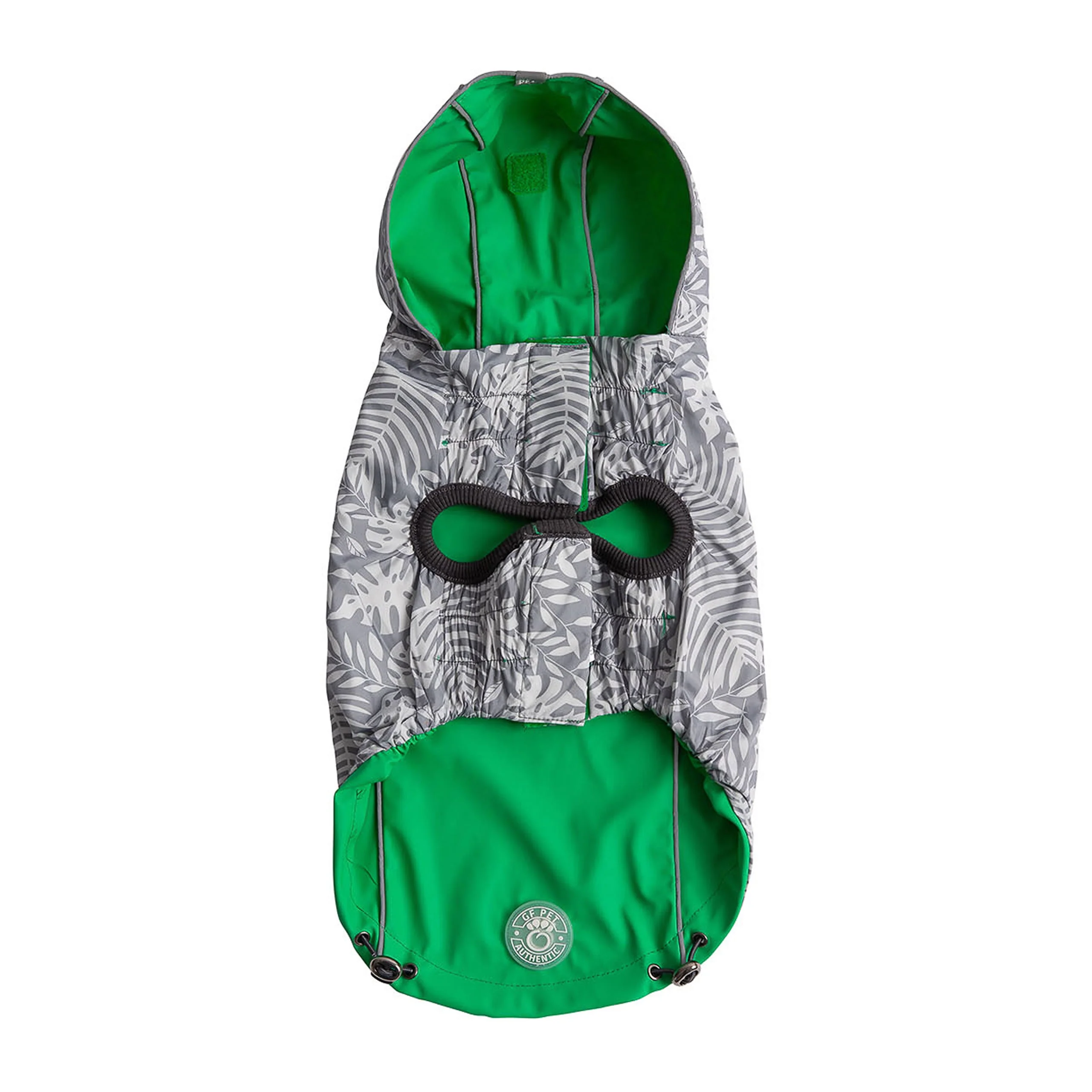 Reversible Elasto-Fit Raincoat - Green - Image 4