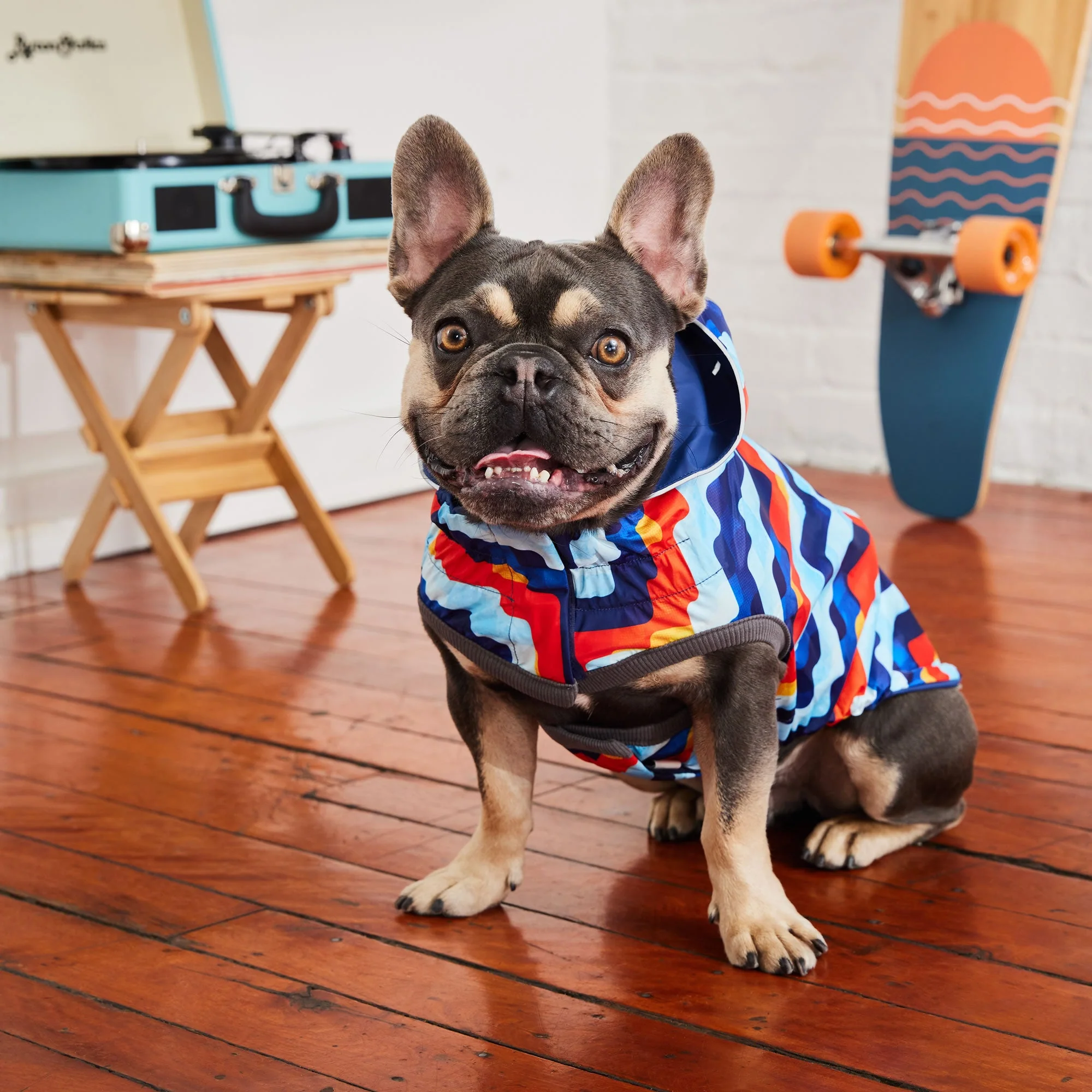 Reversible Elasto-Fit Raincoat - Navy/Navy - Image 5