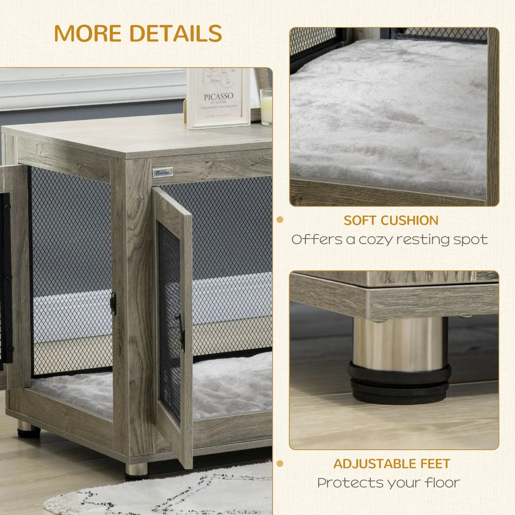 Rocha Large Dog Kennel Crate Furniture - Image 6