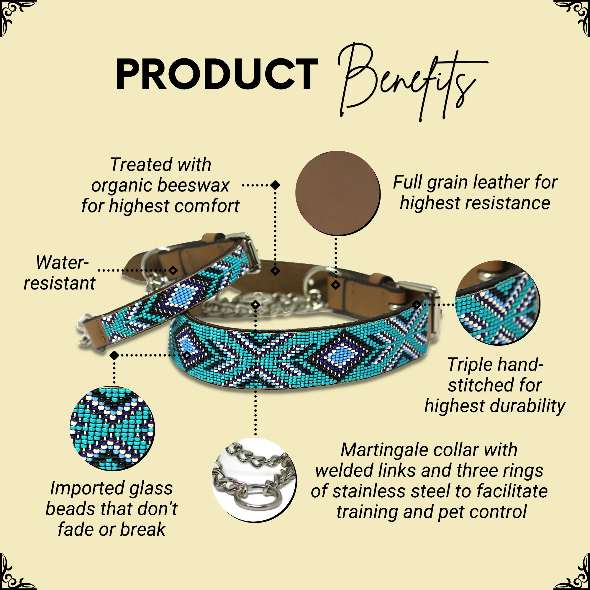 Saint-Tropez Sambboho Martingale dog collar (Training) - Image 2