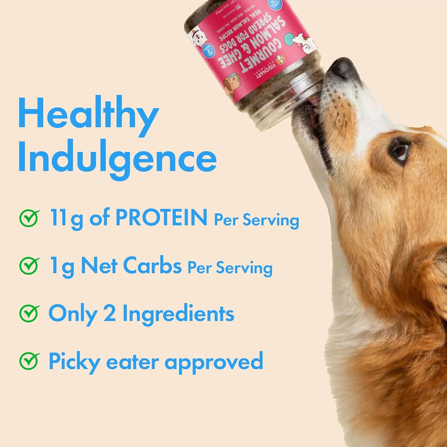 Salmon & Ghee Dog Meat Spread – High-Protein, Low-Carb Keto Treat | 12oz Jar - Image 7