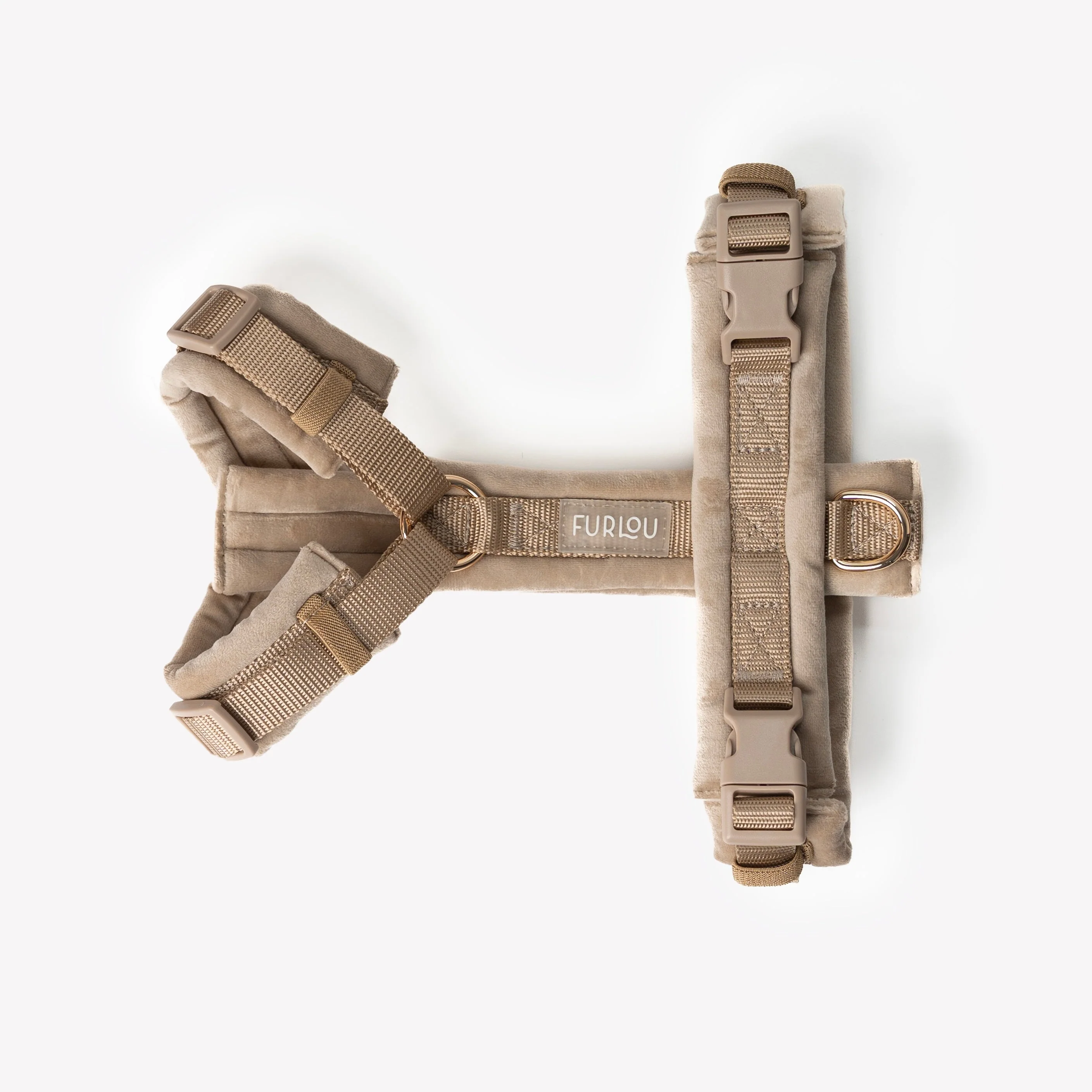 Sand - Velvet Dog Harness - Image 2