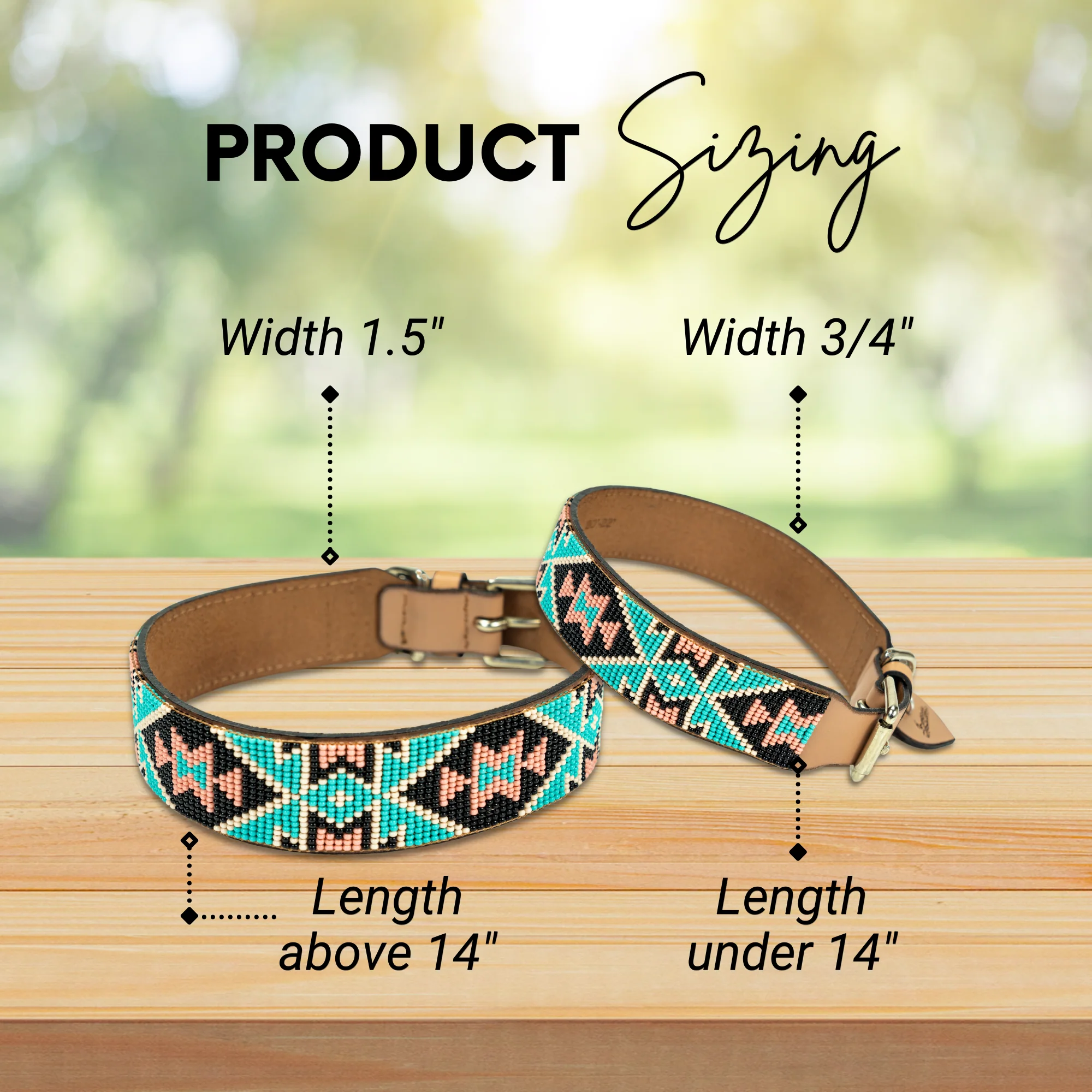 Santorini Sambboho dog collar (made to order) - Image 3