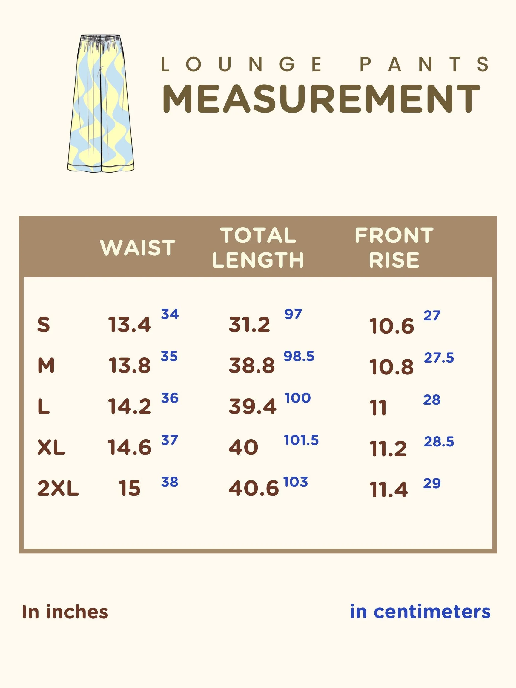 Seaside Swirl Cotton Wide Legs Lounge Pant - Image 7