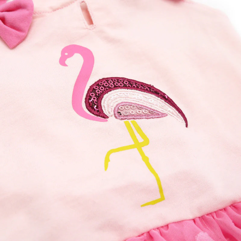 Sequin Flamingo Dress - Image 4