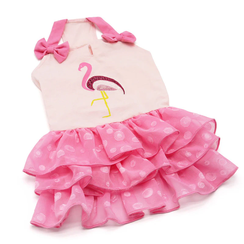 Sequin Flamingo Dress - Image 6