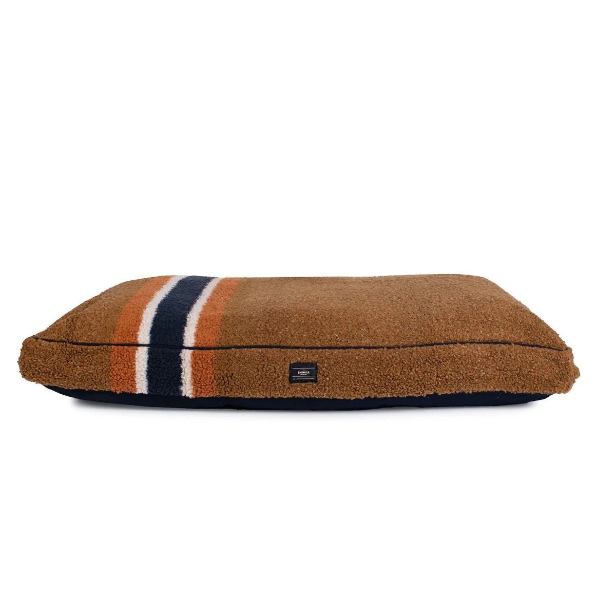 Shinola Brand Stripe Berber Napper Dog Bed - Image 13