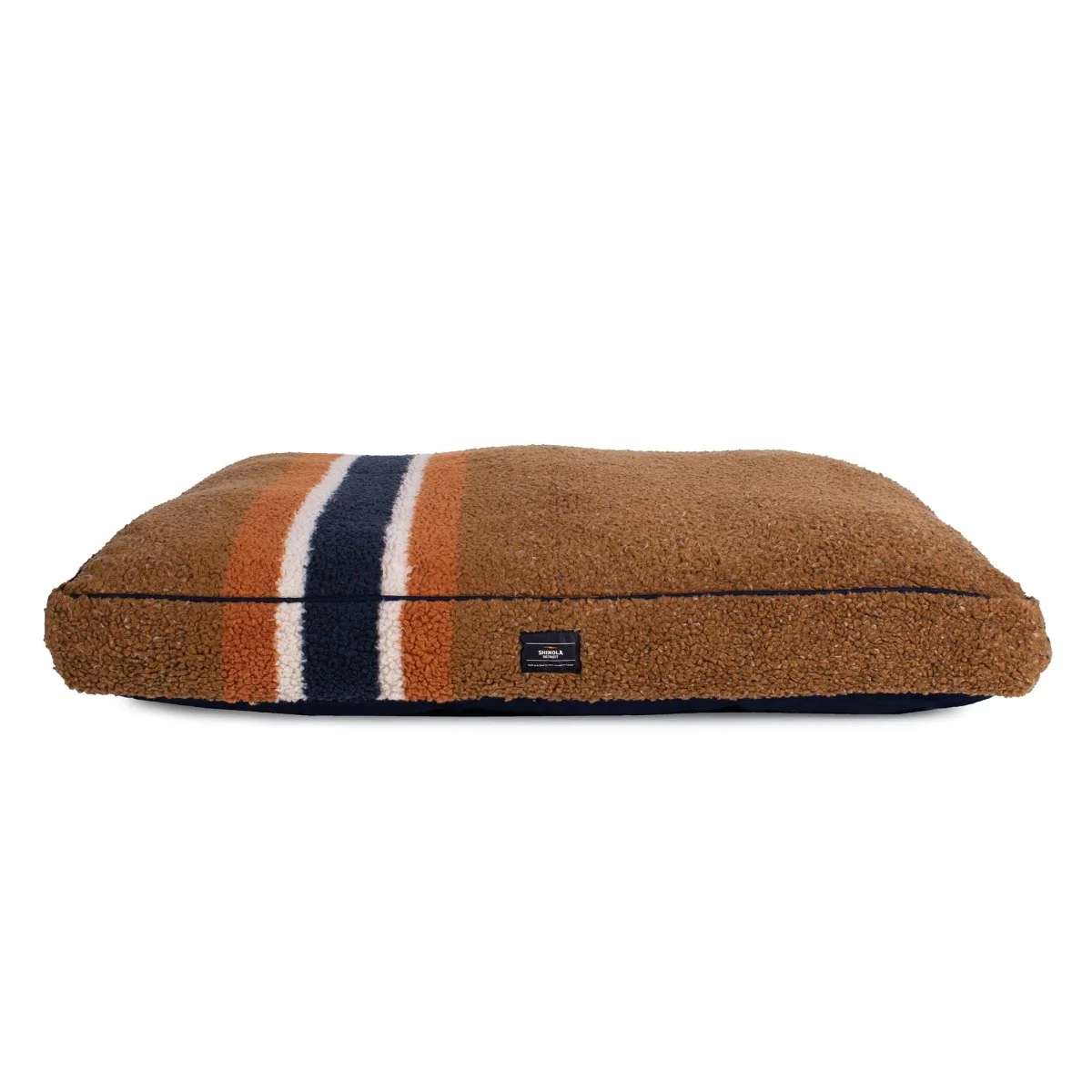 Shinola Brand Stripe Berber Napper Dog Bed - Image 14
