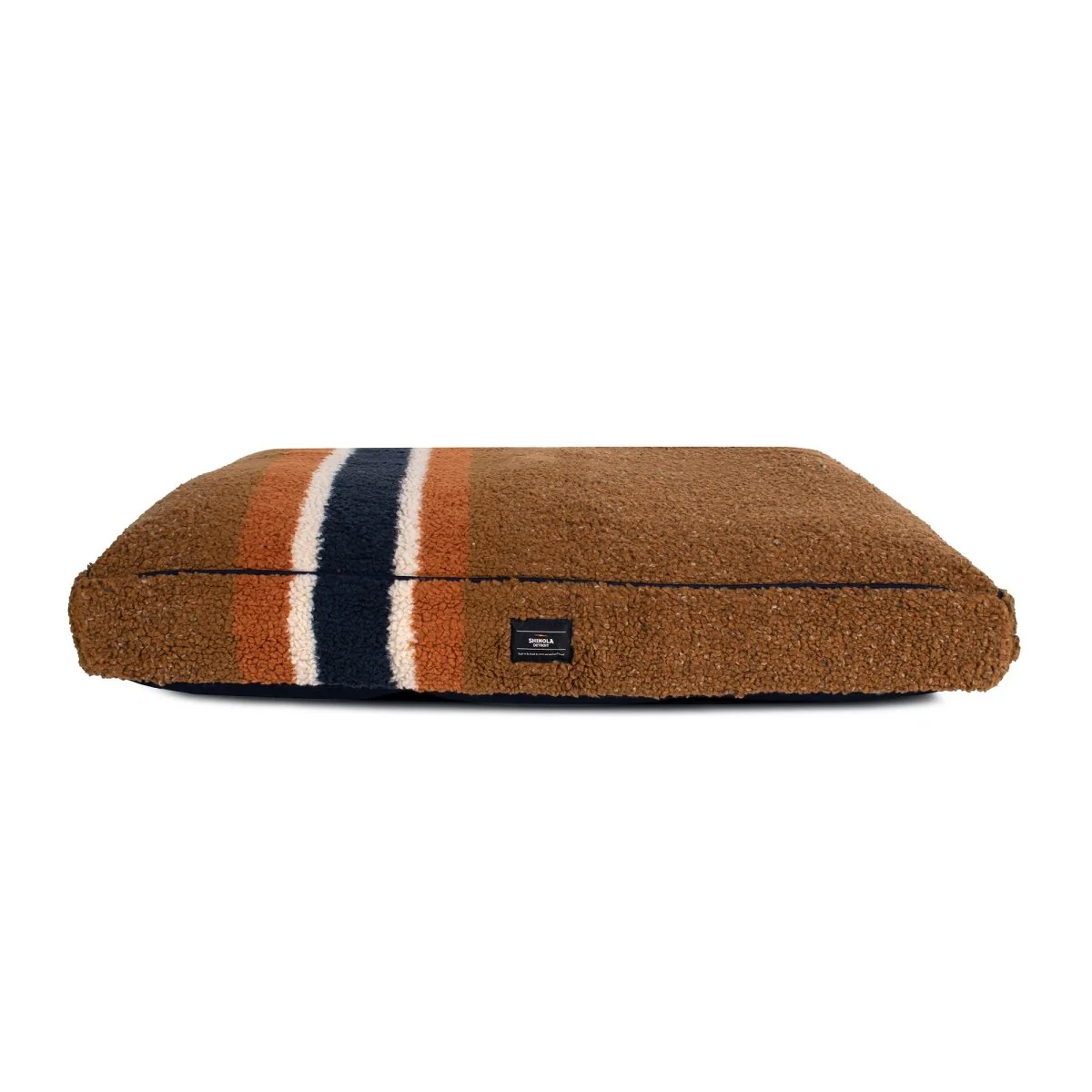 Shinola Brand Stripe Berber Napper Dog Bed - Image 15