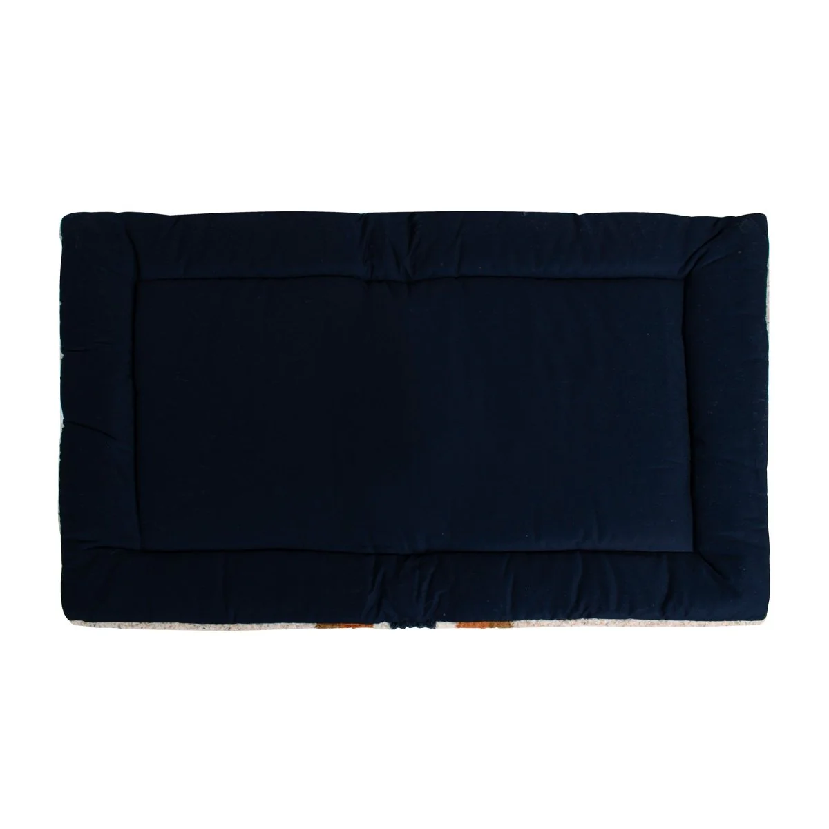 Shinola Brand Stripe Comfort Cushion Berber Dog Bed Oatmeal - Image 9