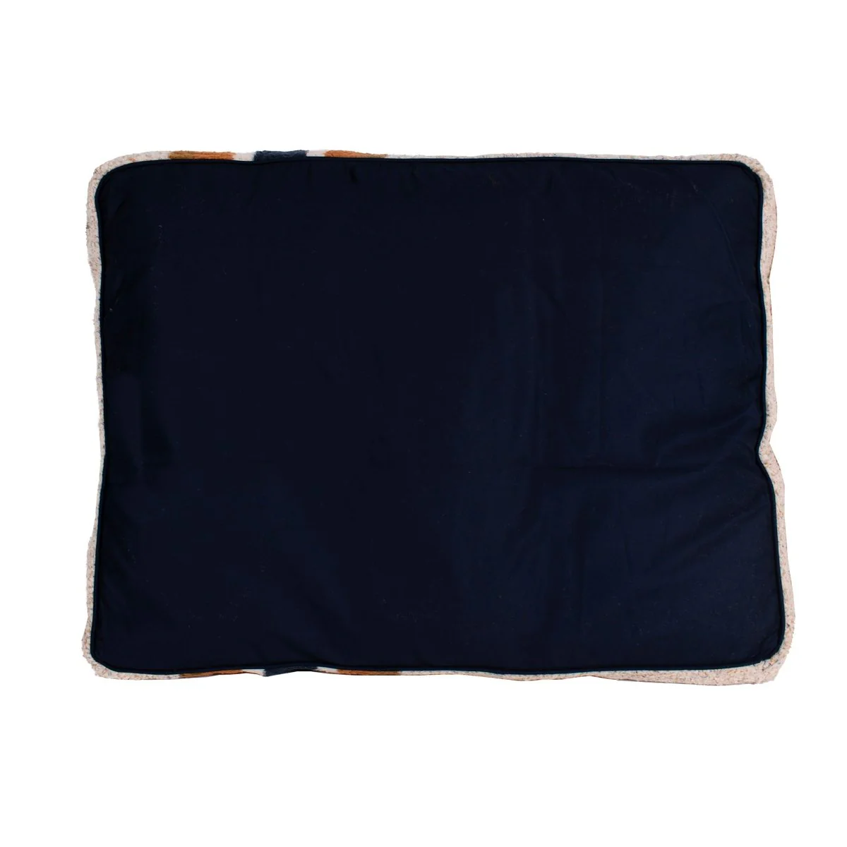 Shinola Brand Stripe Napper Pillow Berber Dog Bed Oatmeal - Image 7