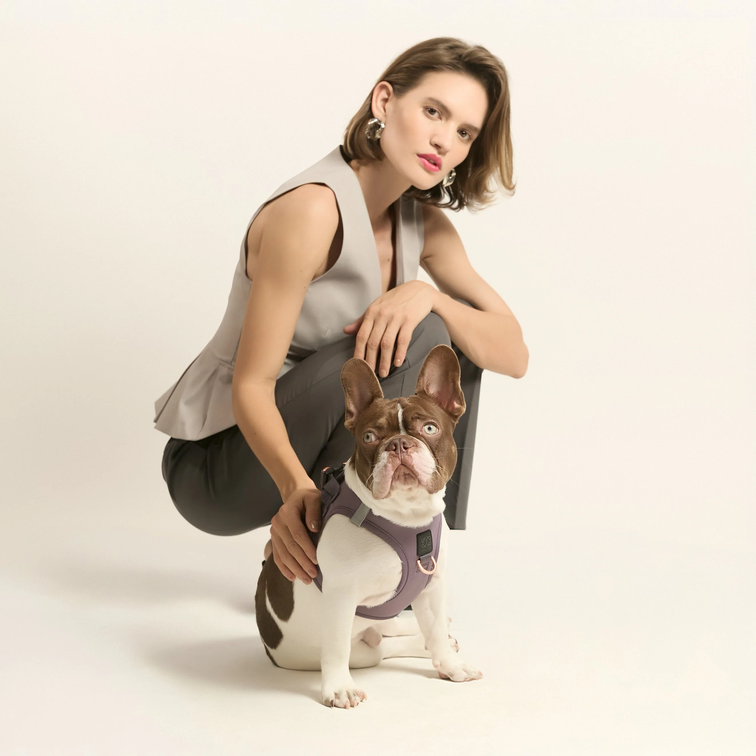 SoHo Dog Harness - Lilac Gray - Image 2