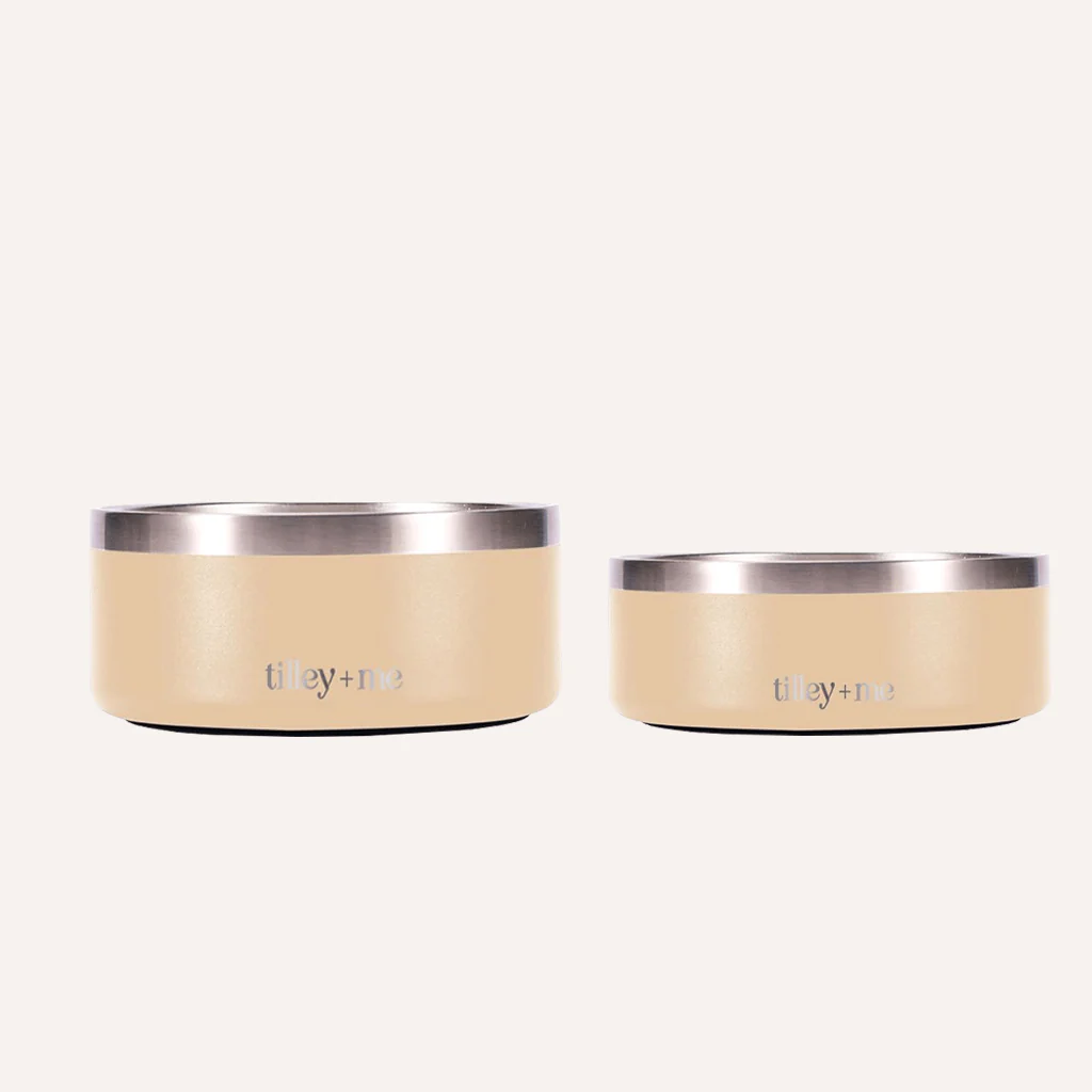 Tilley + Me Stainless Steel Pet Bowl – Non-Slip, Durable & Dishwasher Safe | 32oz and 64oz - Image 15