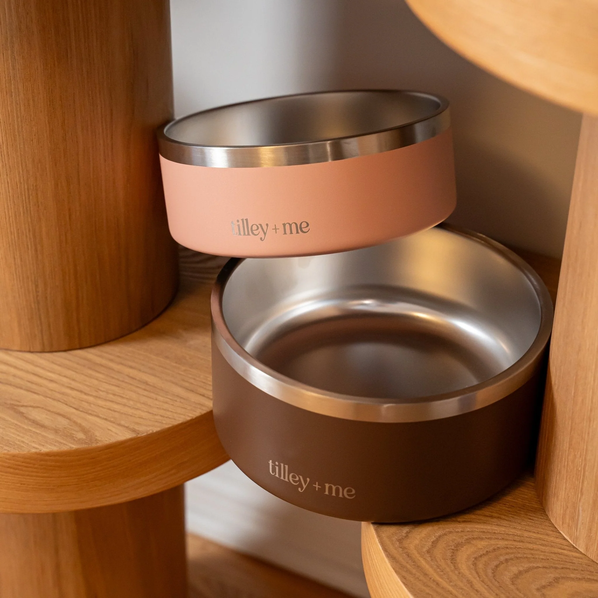 Tilley + Me Stainless Steel Pet Bowl – Non-Slip, Durable & Dishwasher Safe | 32oz and 64oz - Image 4