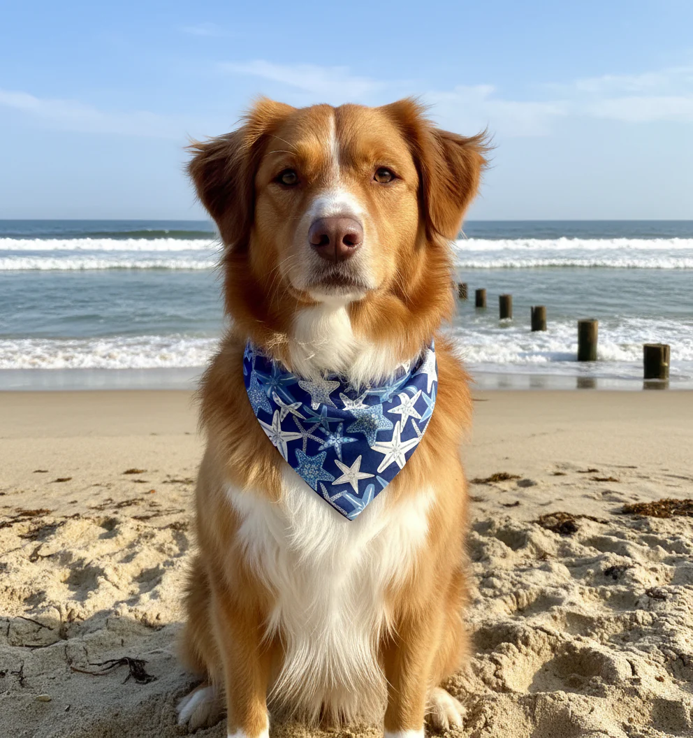 Starfish Dog Bandana - Image 2