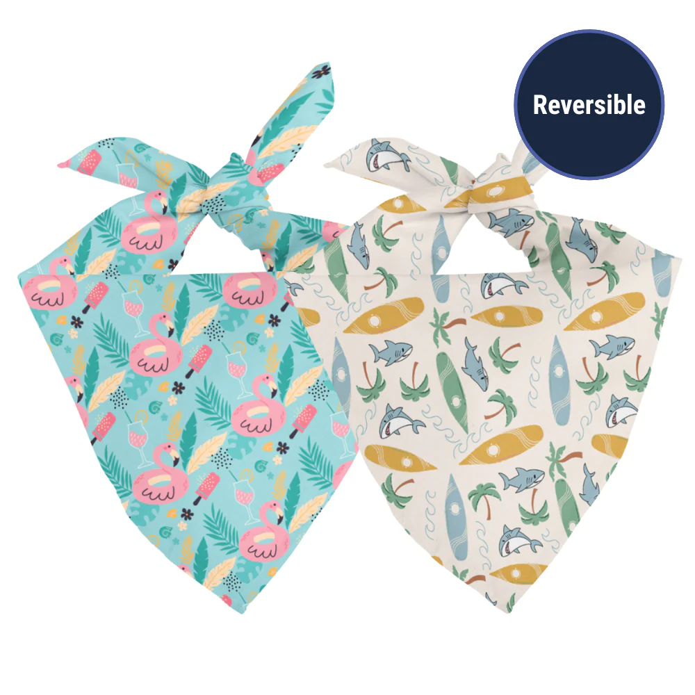 Summer Beach Dog Bandana - Image 2