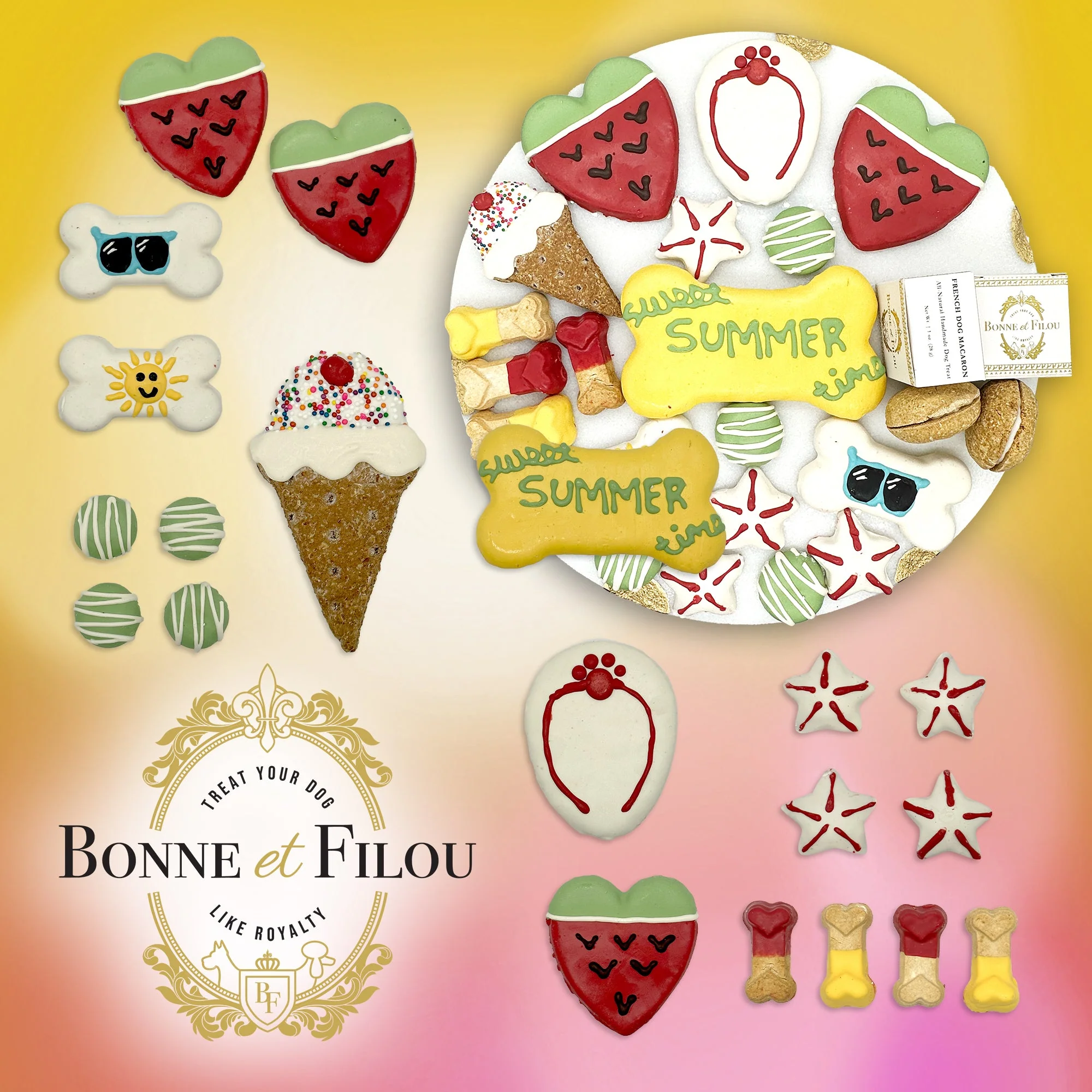 Summer Themed Dog Treats Gift Box - Image 5