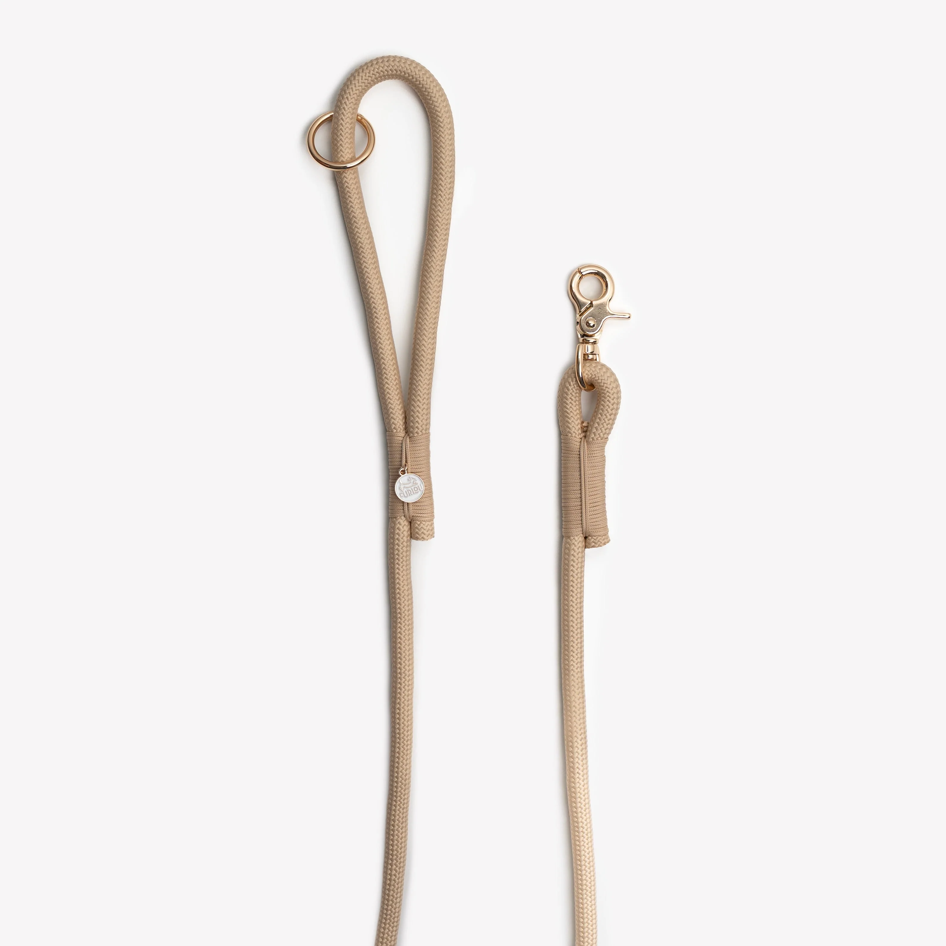'Tan' - Braided Rope Leash - Image 2