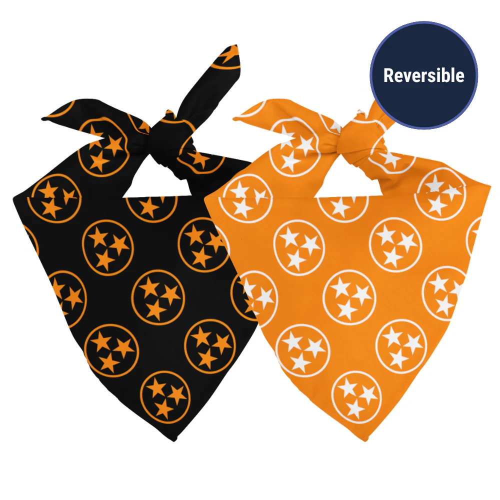 Tennessee Tri-Star Dog Bandana - Image 2