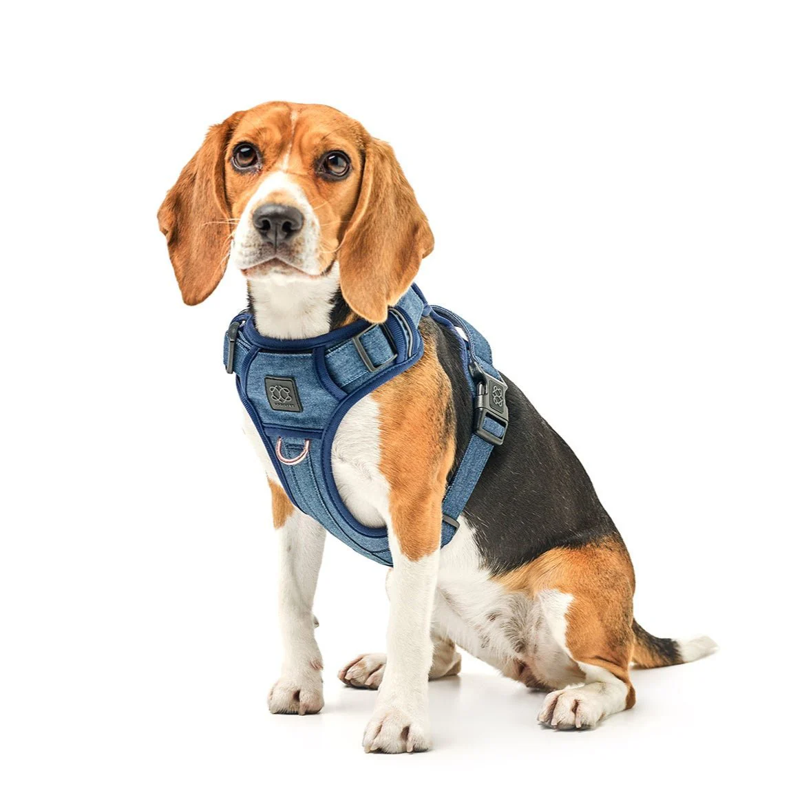 The NoMad Adjustable Luxe Harness - Denim - Image 2