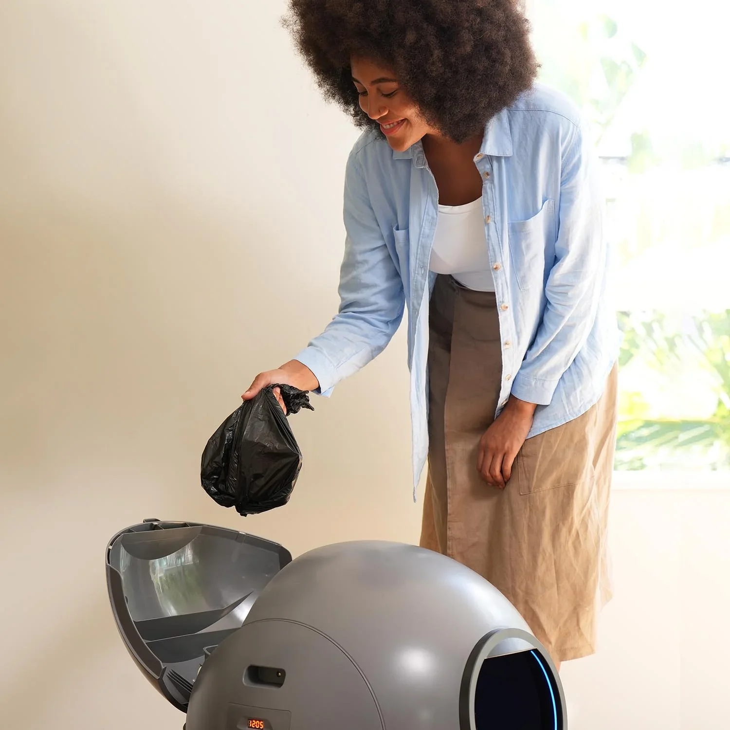 Trash bag for ELS PET Spaceship Cat Litter Box - Image 3