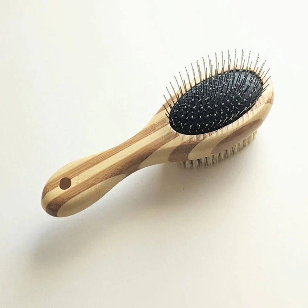 Tilley + Me Two-Sided Pet Brush – Bristle & Wire for Shedding & Detangling - Image 11