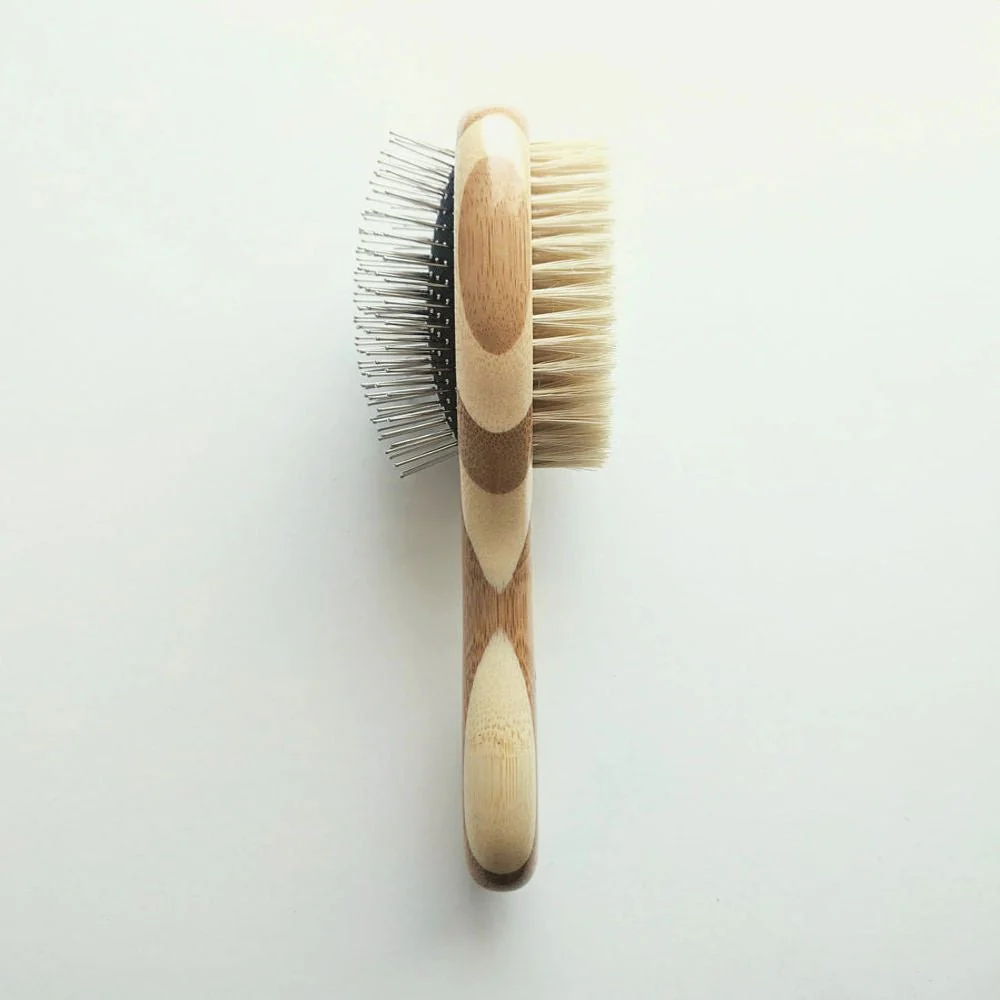 Tilley + Me Two-Sided Pet Brush – Bristle & Wire for Shedding & Detangling - Image 8