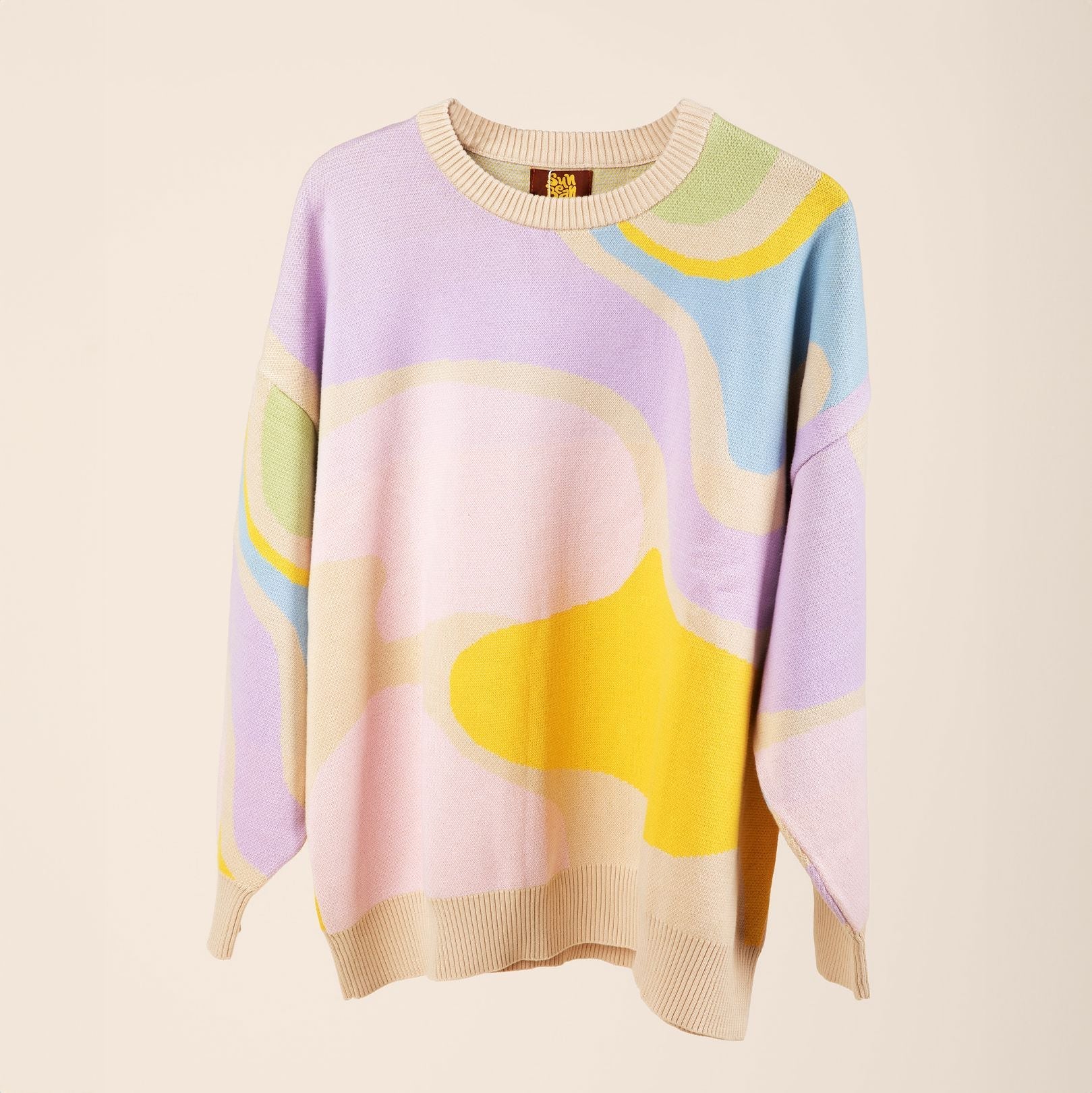 Wavy Oversized Human Sweater - Image 5