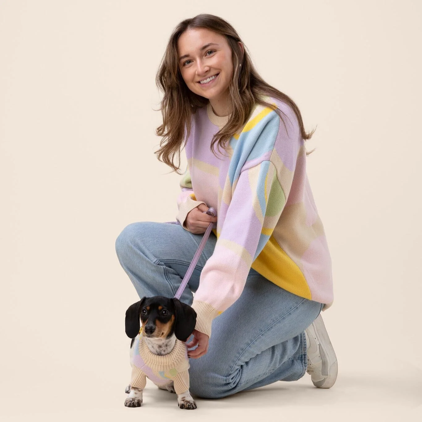 Wavy Oversized Human Sweater - Image 6