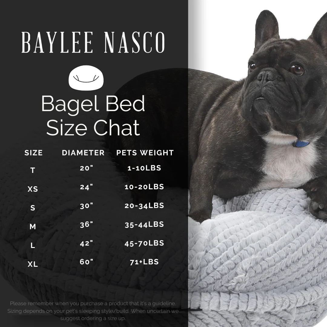White Crocodile Mink Bagel Bed - Image 4