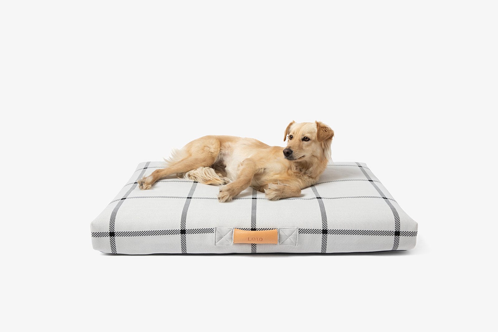 White Plaid | Dog Bed or Bed Cover - Image 2